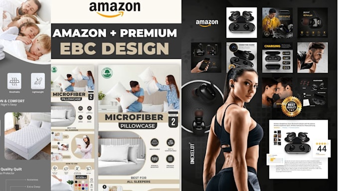 Gig Preview - Do amazon listing images design, amazon inforgraphic, product listing images