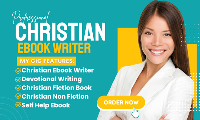 Gig Preview - Write a online christian ebook, book promotion, wellness ebook, ebook writer