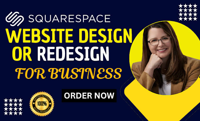 Gig Preview - Build squarespace websites design website development squarespace