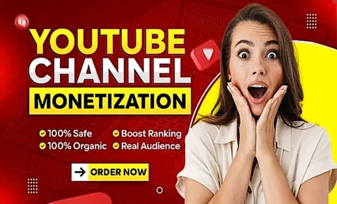 Gig Preview - Do organic youtube channel promotion and monetization