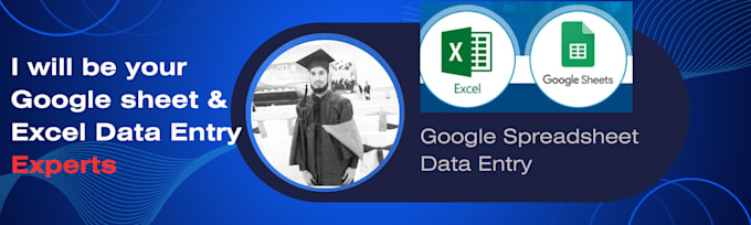 Gig Preview - Do excel data entry PDF to excel convert, copypaste typing, and research