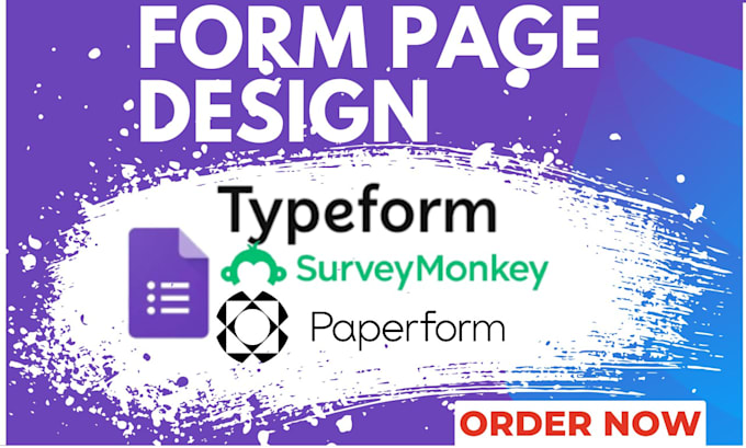 Gig Preview - Design pop up form, google forms, surveymonkey, paperform, typeform