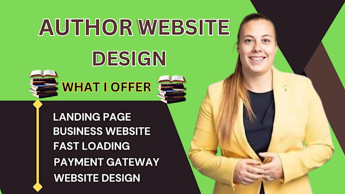 Gig Preview - Design blog , business , real estate and book author website