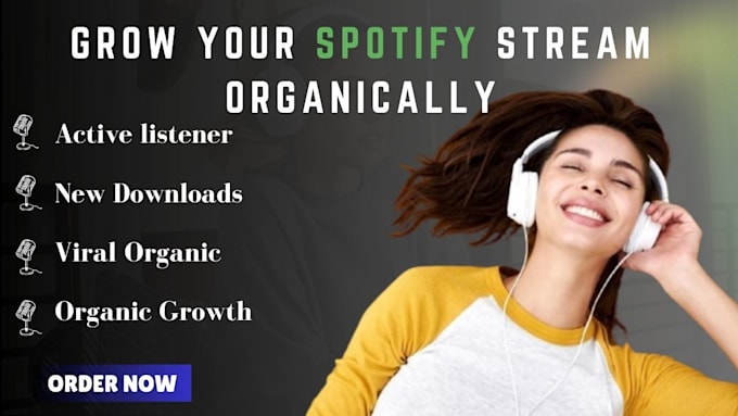 Gig Preview - Spotify album promotion, track promotion and spotify music to increase listener