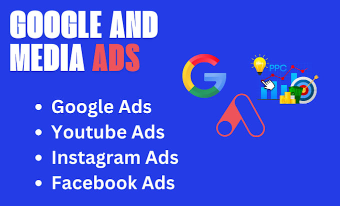 Gig Preview - Set up google ads mobile app ads setup youtube ads display campaign linkedin ads