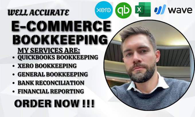 Gig Preview - Setup quickbooks online bookkeeping bank reconciliation clean up xero wave