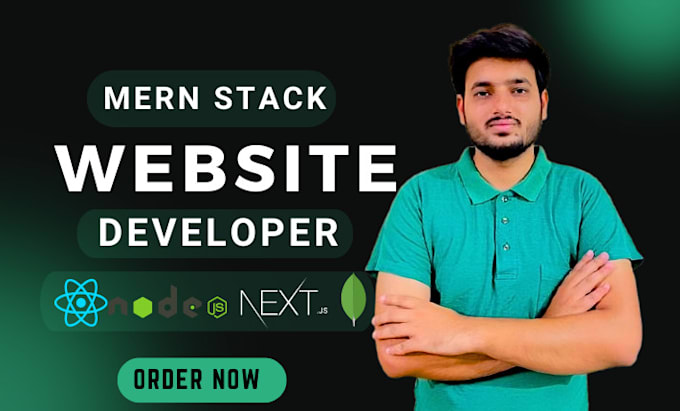 Gig Preview - Develop custom website as mern stack developer, front end backend developer