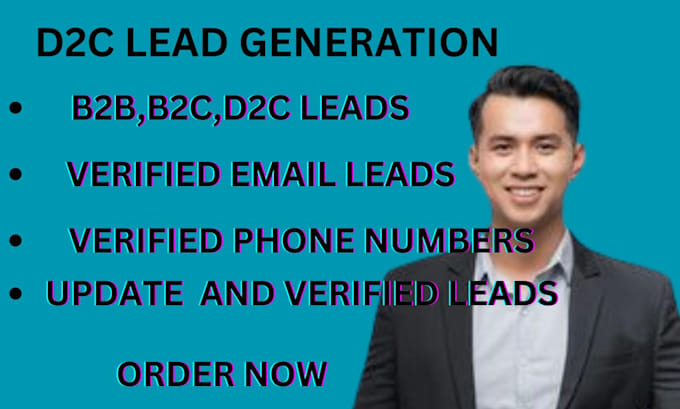 Gig Preview - Build niche targeted email list ,d2c, b2b bulk email list for email marketing