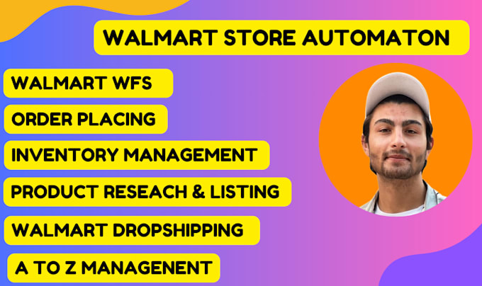 Gig Preview - Walmart 2 step drop shipping store automation product listing