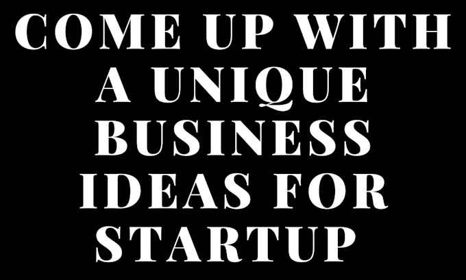 Bestseller - come up with a unique ideas for your business startup consulting