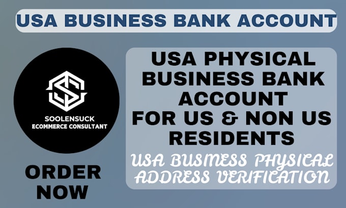 Gig Preview - Create physical or digital international USA bank account for non USA resident