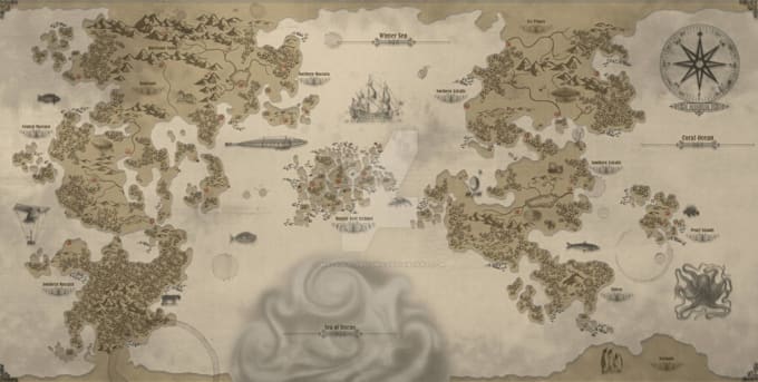 Bestseller - create custom fantasy map atlas rpgs books battle map for dnd sci fi tabletop