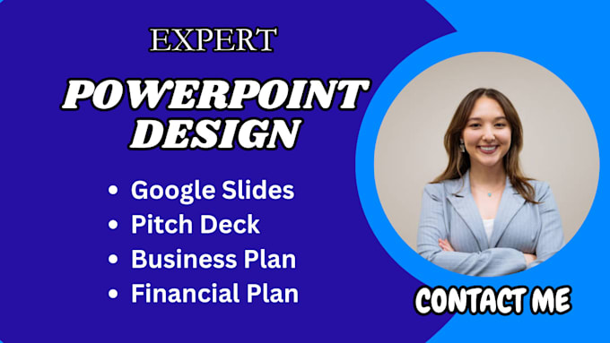 Gig Preview - Design canva powerpoint, investor pitch deck, business plan, google slides