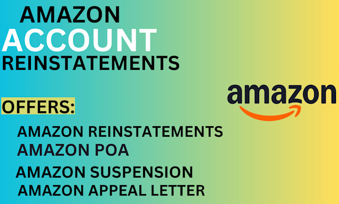 Gig Preview - Write amazon appeal letter suspended suspension reinstatement