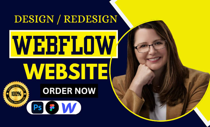 Gig Preview - Develop or design webflow website figma to webflow responsive webflow