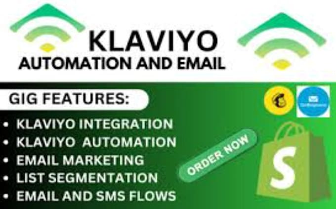 Gig Preview - Manage ecommerce email campaigns with klaviyo and mailchimp automation