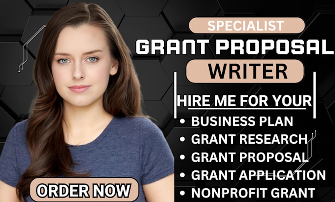 Gig Preview - Do grant research grant proposal writing business plan writing nonprofit 501c3