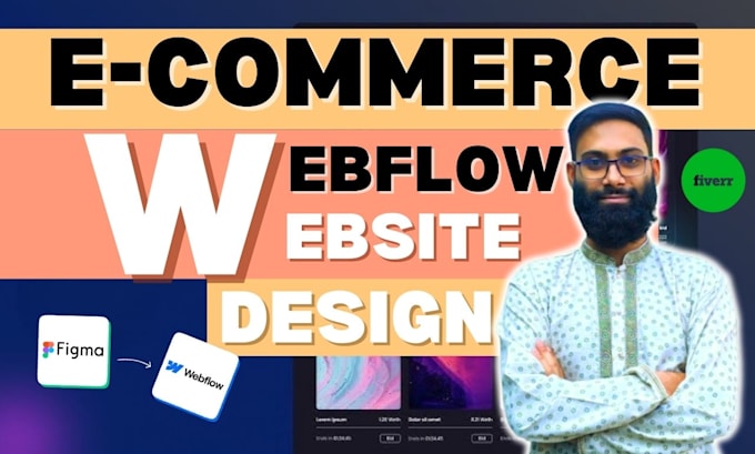 Gig Preview - Build professional webflow website, ecommerce stores and figma to webflow design