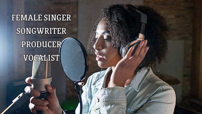 Gig Preview - Be your soulful female singer, pop singer songwriter, female rapper and vocalist