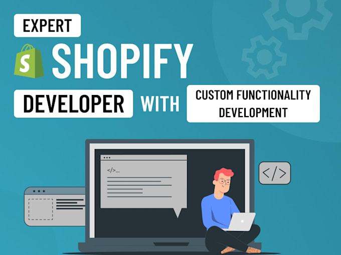 Gig Preview - Develop, design your ecommerce shopify store