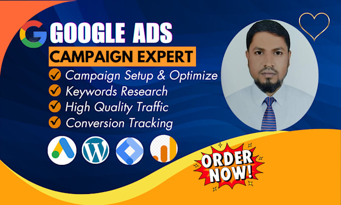 Gig Preview - Full campaign setup, optimize your google adwords campaign