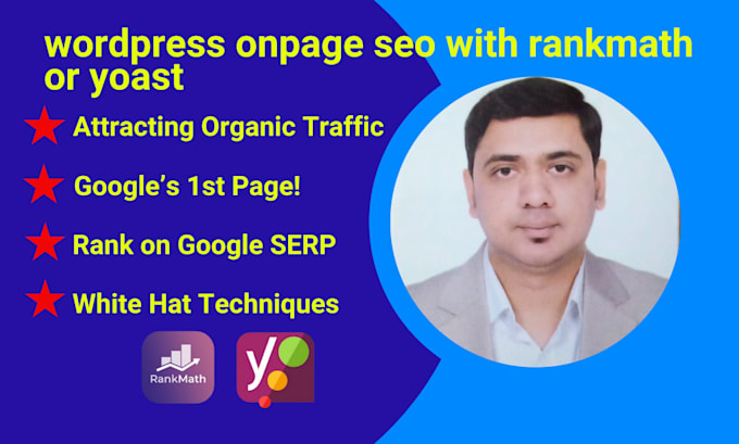 Gig Preview - Do wordpress onpage seo with rankmath or yoast