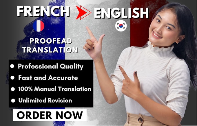 Gig Preview - Translate french to english and english to french for document , website