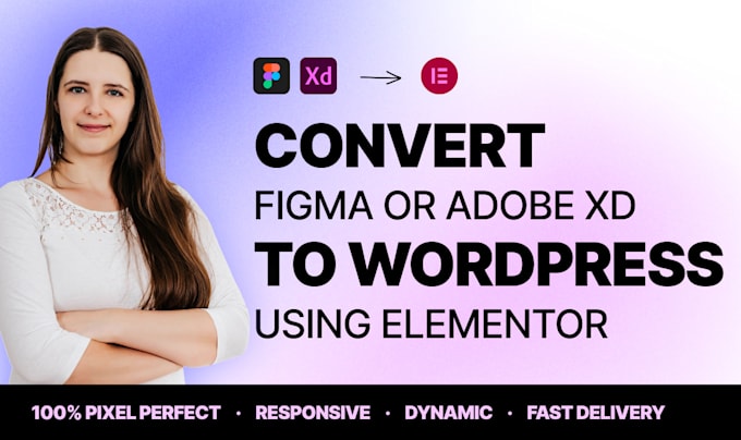 Bestseller - convert landing page in figma to wordpress using elementor