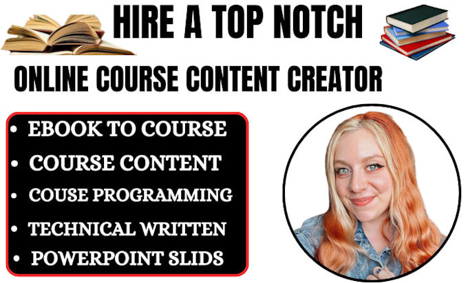 Bestseller - online course content creation ebook ghostwriting lesson plan on thinkific