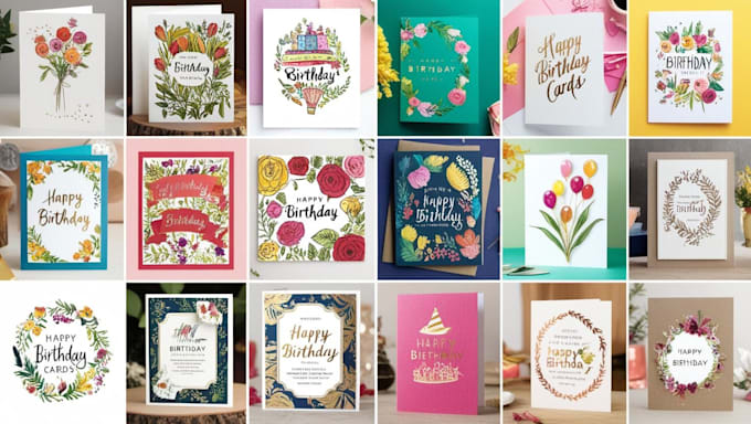 Gig Preview - Design custom birthday cards and invitations to make your celebrations memorable