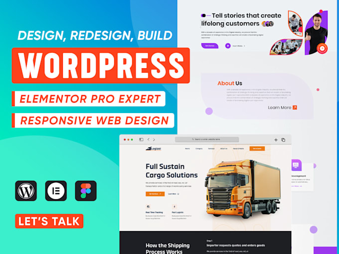 Gig Preview - Design your wordpress website