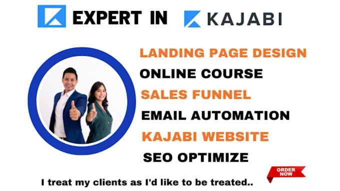 Gig Preview - Kajabi expert, kajabi website design, kajabi landing page, kajabi sales funnel