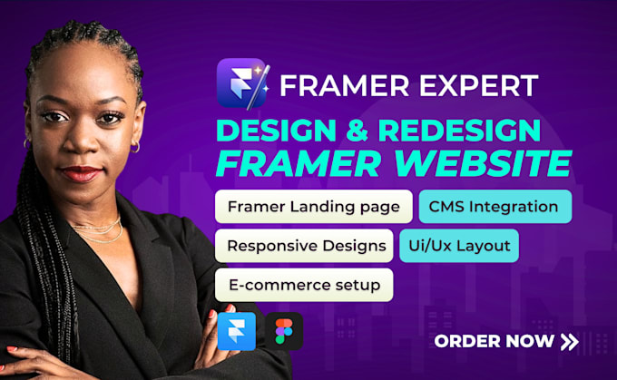 Gig Preview - Figma to framer design framer website framer landing page fix bug framer expert