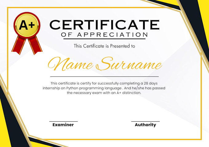 Gig Preview - Create stunning diplomas and certificates quickly