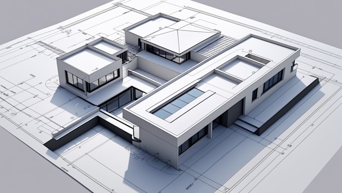 Gig Preview - Draw architectural floor plans and elevations in autocad architect