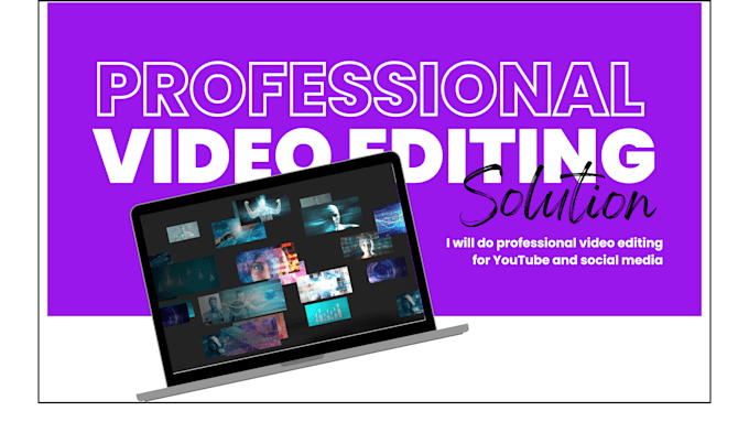 Gig Preview - Do professional video editing for youtube and social media