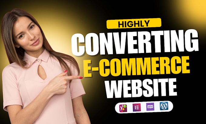 Gig Preview - Design you attractive and branded ecommerce website in a day