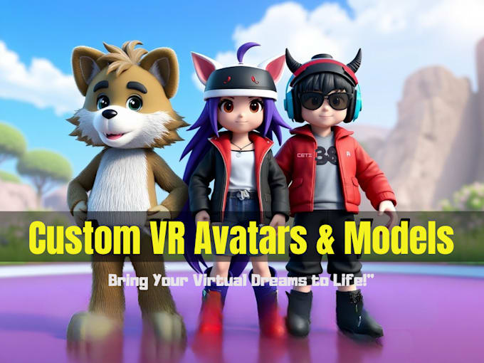 Gig Preview - Do quality furry, vrchat avatar, fursona, vrc avatar, anime, 3d model, nsfw, avi