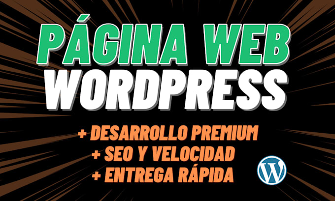 Gig Preview - Create website wordpress professional