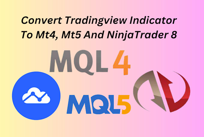 Gig Preview - Convert tradingview indicator to mt4, mt5 and ninjatrader 8