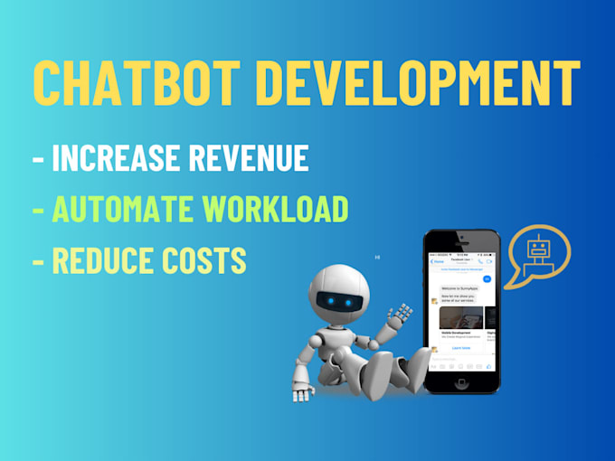 Gig Preview - Create social media chatbot,  website chatbot, manychat web chatbot