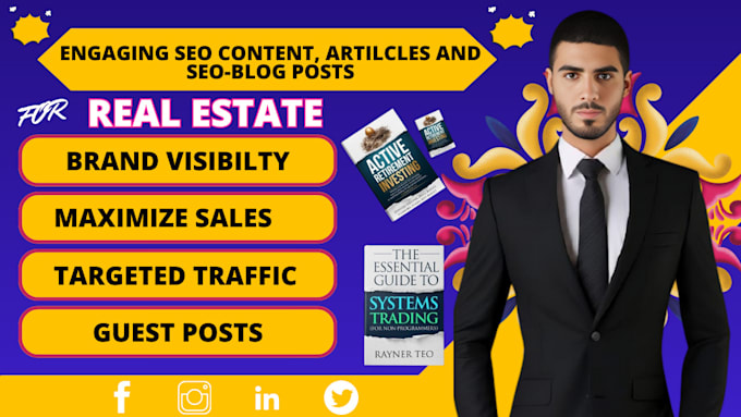 Bestseller - write engaging seo content, articles and blog posts for real estate