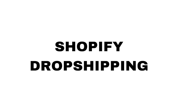 Gig Preview - Build professional shopify dropshipping store shopify redesign shopify marketing