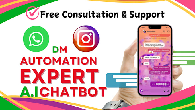 Bestseller - create setup instagram manychat chatbot dm automation for lead generation wati