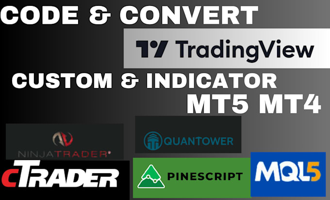 Bestseller - code strategy on tradingview pinescript quantower, mt5 mt4 ninjatrader ctrader