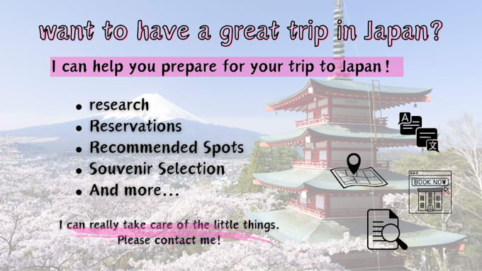 Gig Preview - Help you prepare for your trip to japan