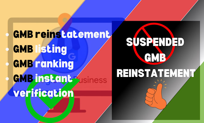 Gig Preview - Do gmb reinstatement, gmb instant verification, gmb suspended