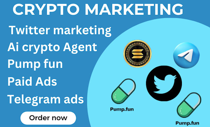 Gig Preview - Do twitter ads ai crypto twltter x marketing to 20m audience pump fun sol token