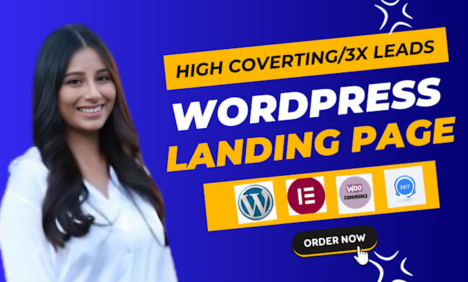 Gig Preview - Do a responsive wordpress website design, landing page and website development