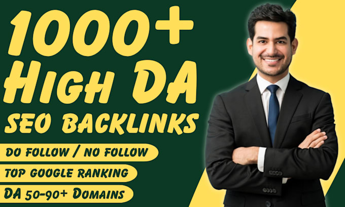 Gig Preview - Do SEO backlinks high quality dofollow high da authority link building